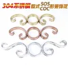 Stainless steel door pattern accessories, door and window decorative art patterns, stair railings, SOS European-style patterns, stainless steel balustrades, 304 Item Picture